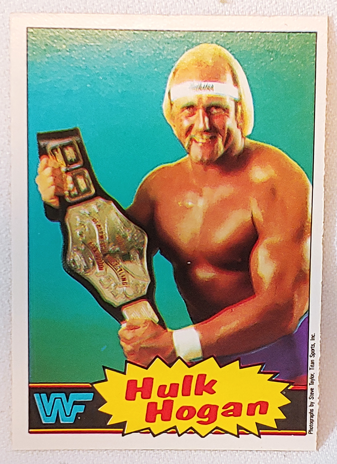 WWF: Hulk Hogan – O Pee Chee #16 Rookie Card – 1985 – Screaming-Greek