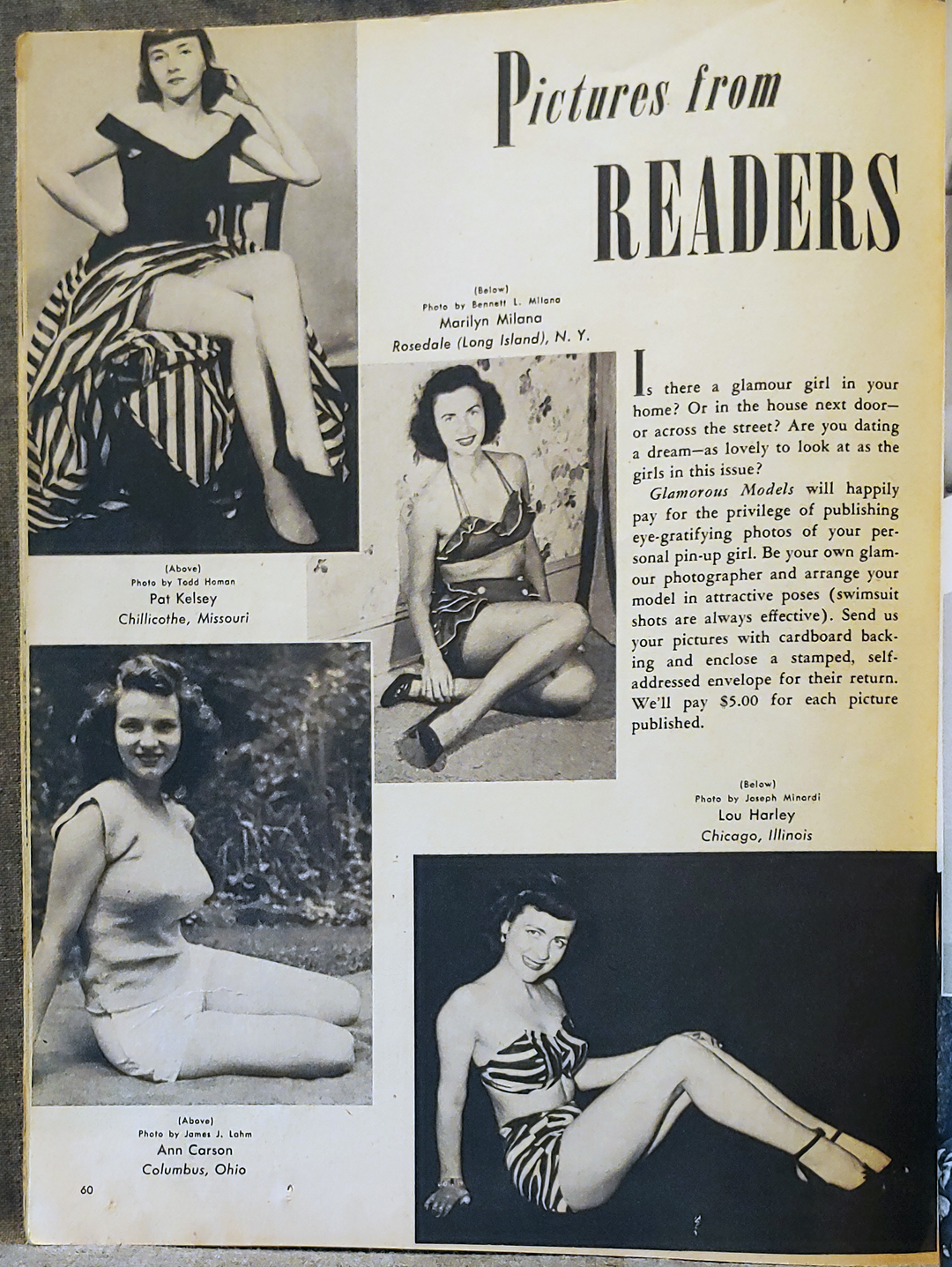 1080px x 1437px - Glamorous Models - No.10 November 1950 - Vintage Adult Magazine - XXX -  Screaming-Greek