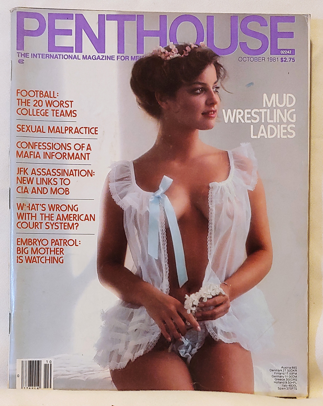 Penthouse Magazine, October 1981 - Vintage Adult Magazine - Screaming-Greek